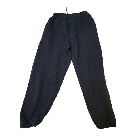 Russell Athletic Thick Black Joggers Relaxed Fit Fleece -Size S - Picture 2 of 3